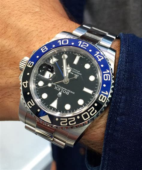 rolex gmt 2018 batman|gmt Batman Rolex price.